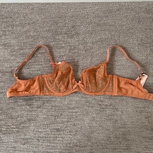Agent Provocateur Aliza bra in Praline, new with tags. 34C